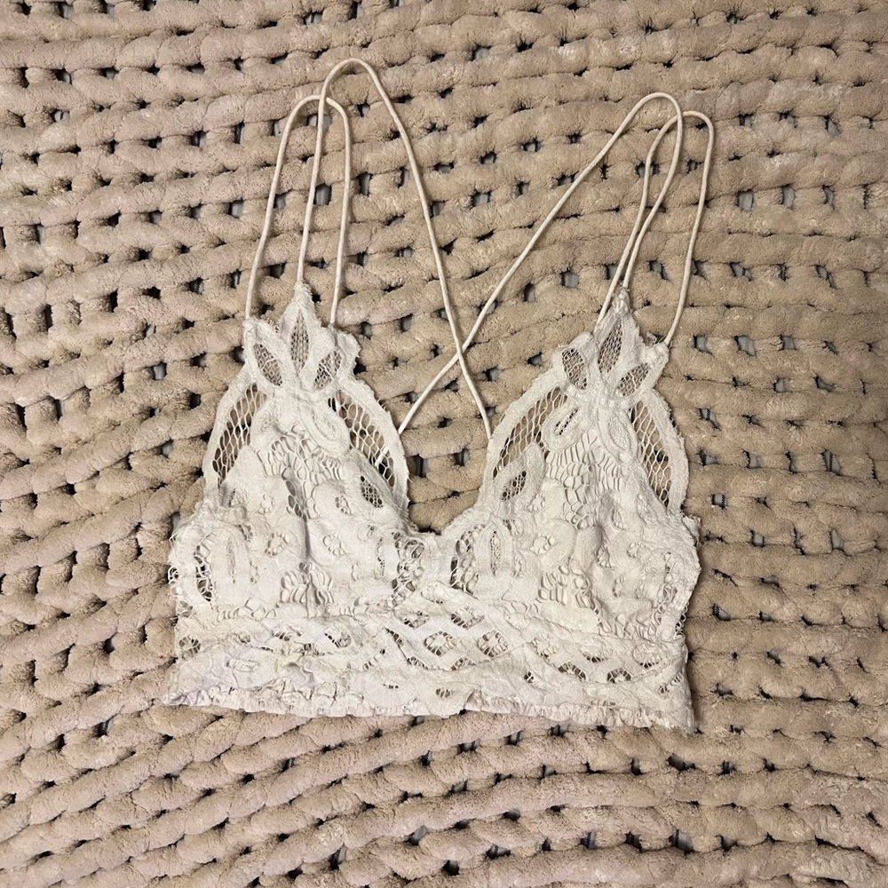 Urban Outfitters White Lace Bralette